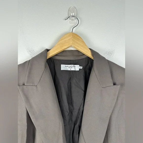 MM LaFleur Gaia Jacket Wool Blazer Sharkskin Women’s Sz 16